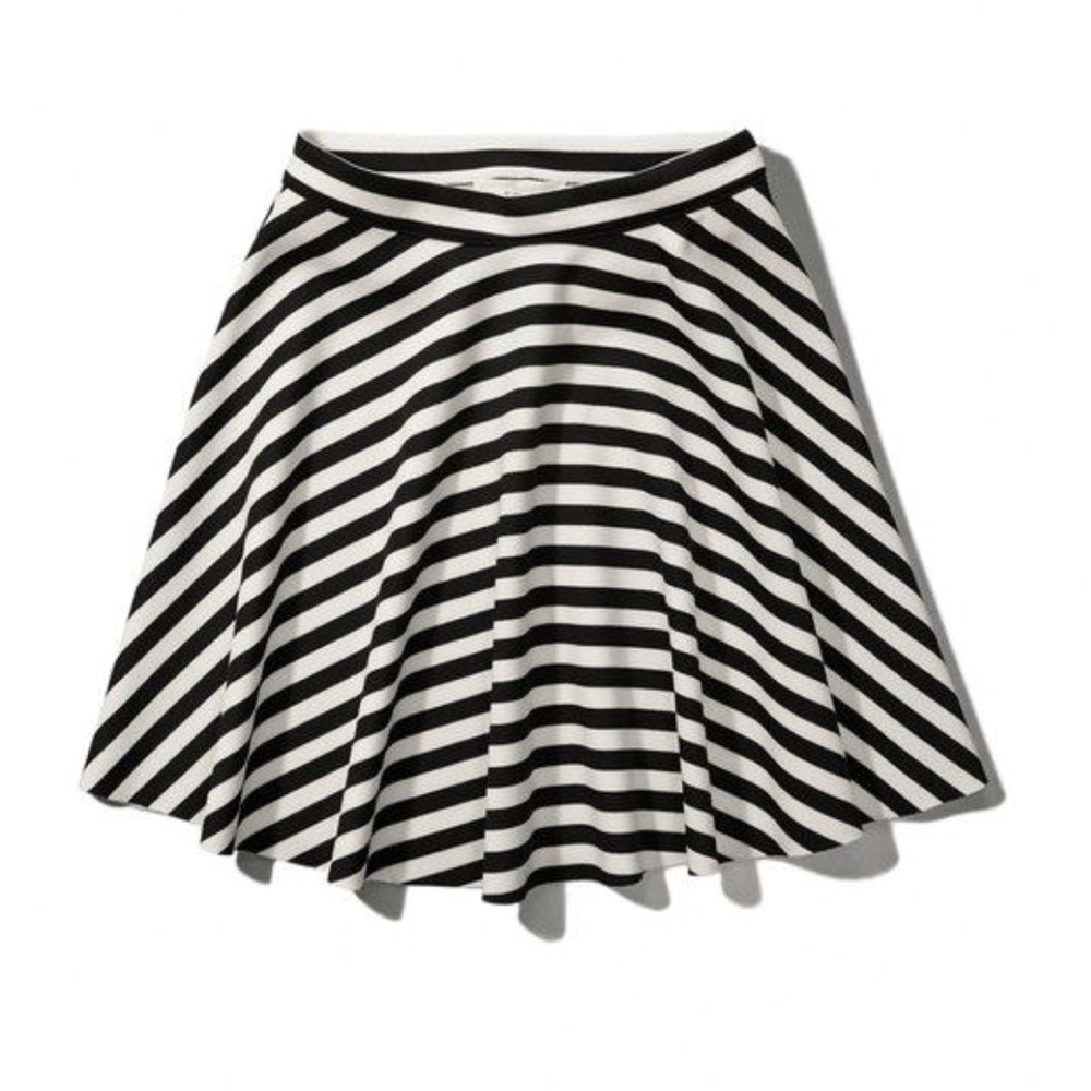 Abercrombie and Fitch Skater Style Striped Skirt